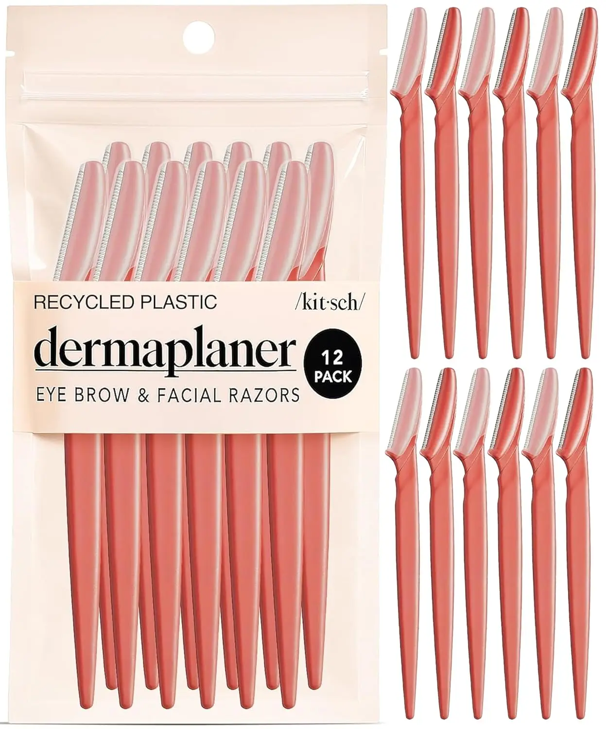 Dermaplane Razor for Women Face - Facial Hair Remover & Eyebrow Trimmer - Exfoliating Skin Care Tool for Smoother Complexion