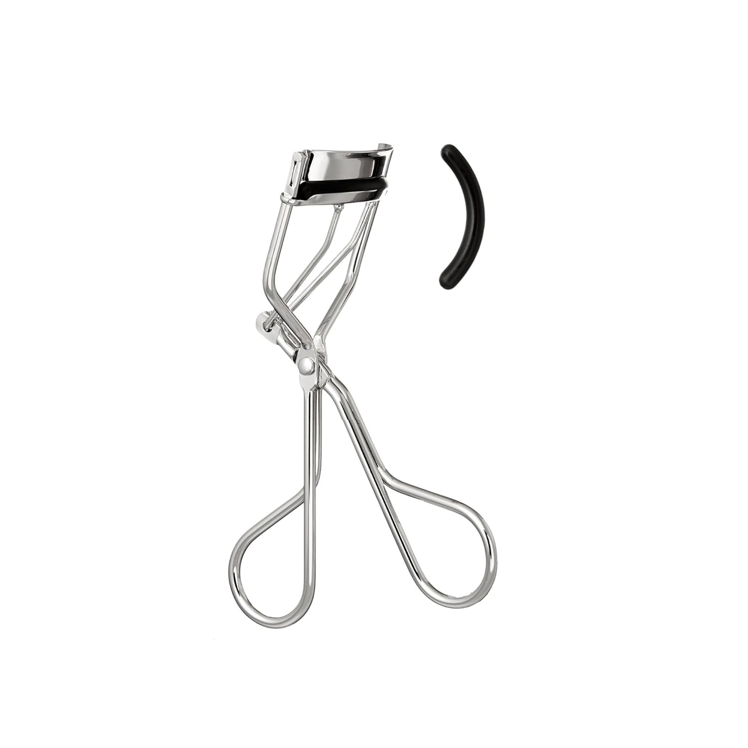Eyelash Curler Long Lasting Lash Curler Curved Design Beauty Tool Silver