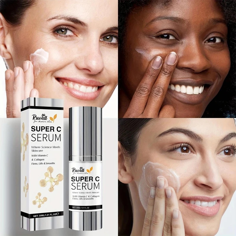 Vitamin C Face Cream Moisturizing Anti Wrinkle Remover Collagen Hyaluronic Acid Creams Skin Care Cosmetic for Women&Men