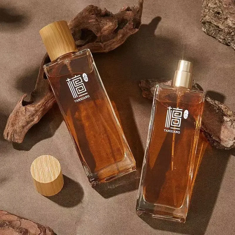 50ml Sandalwood Eau de Toilette Unisex Long Lasting Woody Fragrance Natural Light Perfume Spray for Men Women Daily Casual