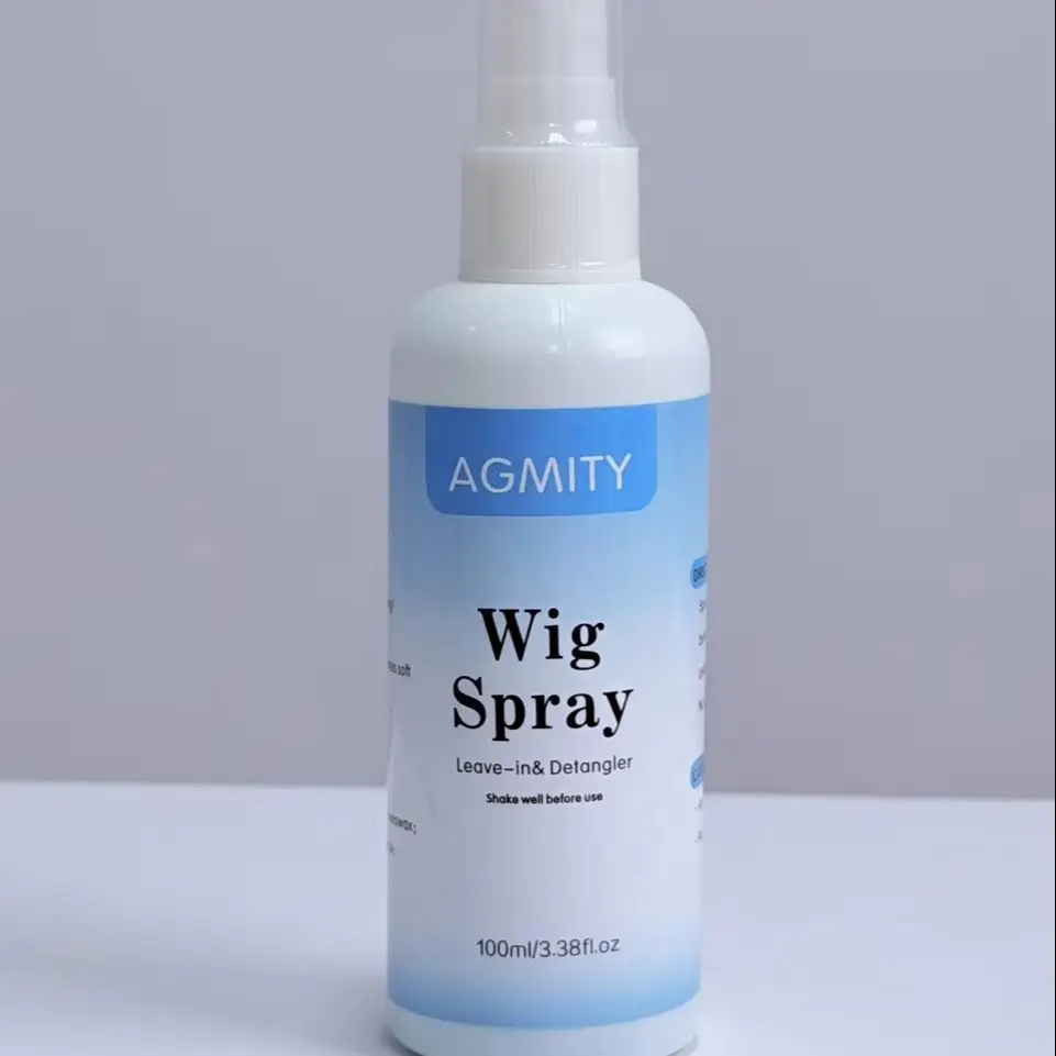 100ml Hair Care Liquid for Wigs, Anti-Frizz, Anti-Static Hair Spray, Smooth and Easy to Comb, Protects Wigs