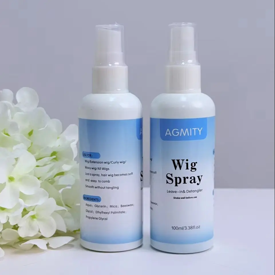 100ml Hair Care Liquid for Wigs, Anti-Frizz, Anti-Static Hair Spray, Smooth and Easy to Comb, Protects Wigs
